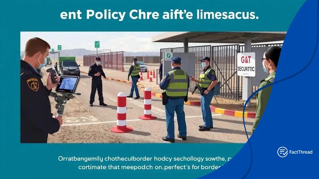 Recent policy changes by the administration