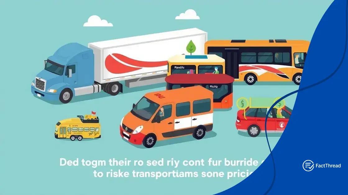 The impact on transportation costs