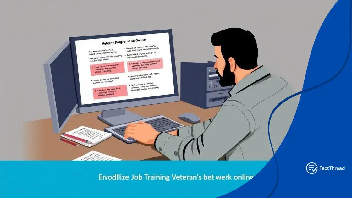 How to enroll in training programs
