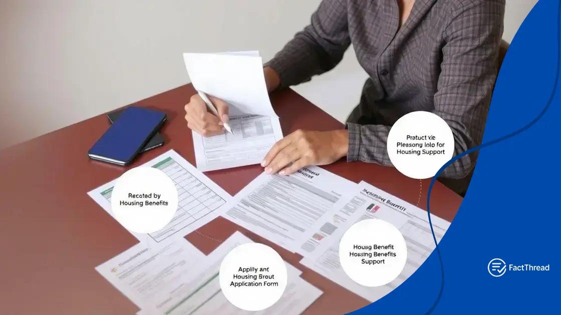 How to apply for housing benefits